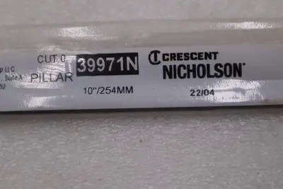 LOT OF 2 - NEW Cresent Nicholson Pillar File Cut 0 Item # 39971N #H710A