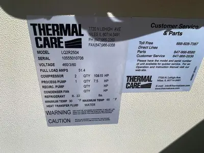 USED THERMAL CARE LAVB14410M PV-13311