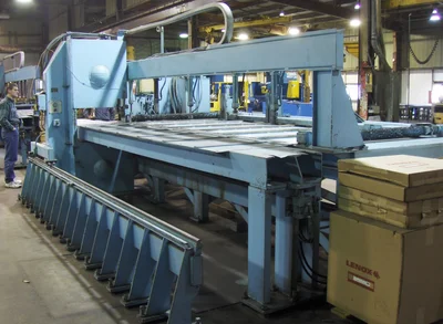 8" x 144" TANNEWITZ Model 3000-MH8 Vertical Band Type Plate Saw; Mfg. 1994