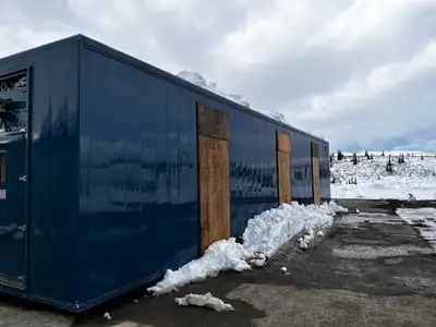 Genset E-House Building Double Wide