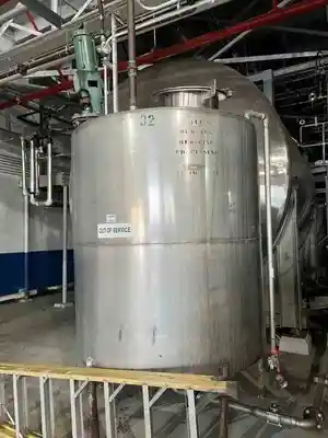 1000 gal stainless steel mix tank