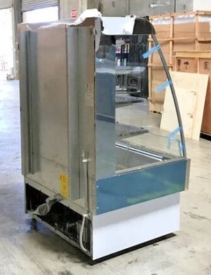 171-0028 40” Open Air Curtain Self Contained Refrigerated Cooler Merchandiser