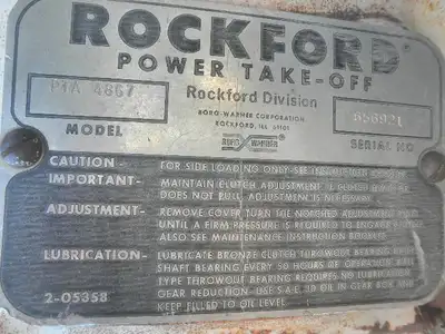 USED ROCKFORD PTA 4867