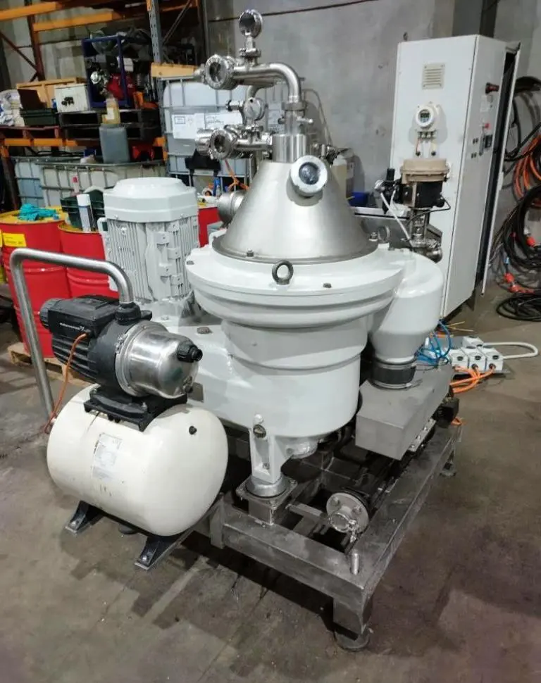GEA Westfalia GSC 25-06-007 wine/beer clarifier skid, 316SS.
