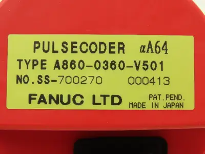 Fanuc A860-0360-V501 Servo Motor Encoder Pulsecoder Rotary Pulse