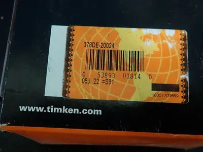 NEW TIMKEN 378DE20024