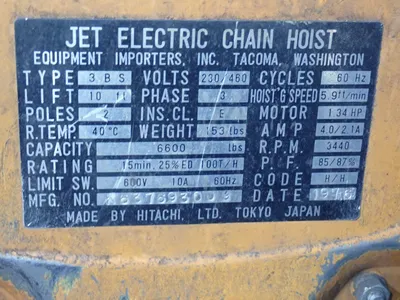 USED 1976 HITACHI LTD 3BS