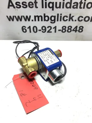 Alcon U31-43-21-12Z 1/4″ Brass 3 Way Solenoid Valve 120V 60Hz 14.25W