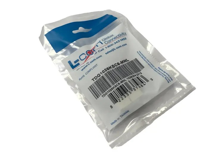 New | in-Stock L-Com Cat6 Mini Coupler Shielded RJ45 8x8 In-line Feed-Thru Electrical Fittings Michigan US | Maverick Industrial Sales #1390699