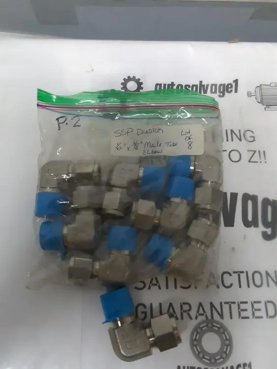 New | in-Stock SSP DUOLOK 1/2"X3/8" Valves/Fittings Ohio US | Surplus Asset Holdings #1236579