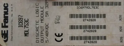NEW GE FANUC IC697MDL753C DISCRETE OUTPUT MODULE 6543140033