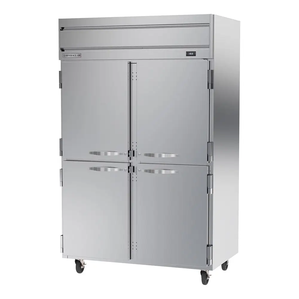 Beverage-Air HFP2HC-1HS 52" Horizon Series Two Section Reach In Freezer, (4) Left/right Hinge Solid Doors, 115v