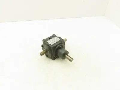 Hub City 0220-21101 Bevel M3 Gearbox Drive 1:1 Ratio 5/8" Dual Shaft AB Style