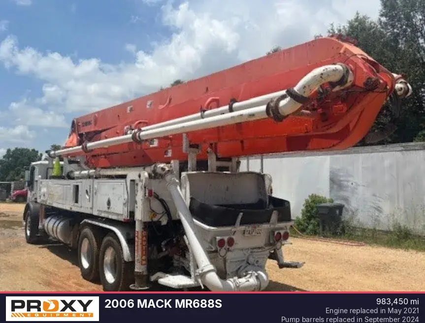 Used 2006 MACK MR688S Concrete Mixer Trucks South Carolina US | Proxy Equipment #1378589