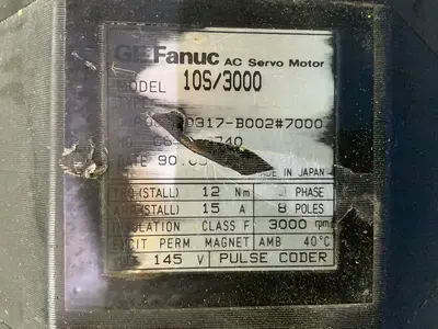 Used GE FANUC A06B0317B002#7000 Motors (misc) Ohio US | HGR 24 #1319687