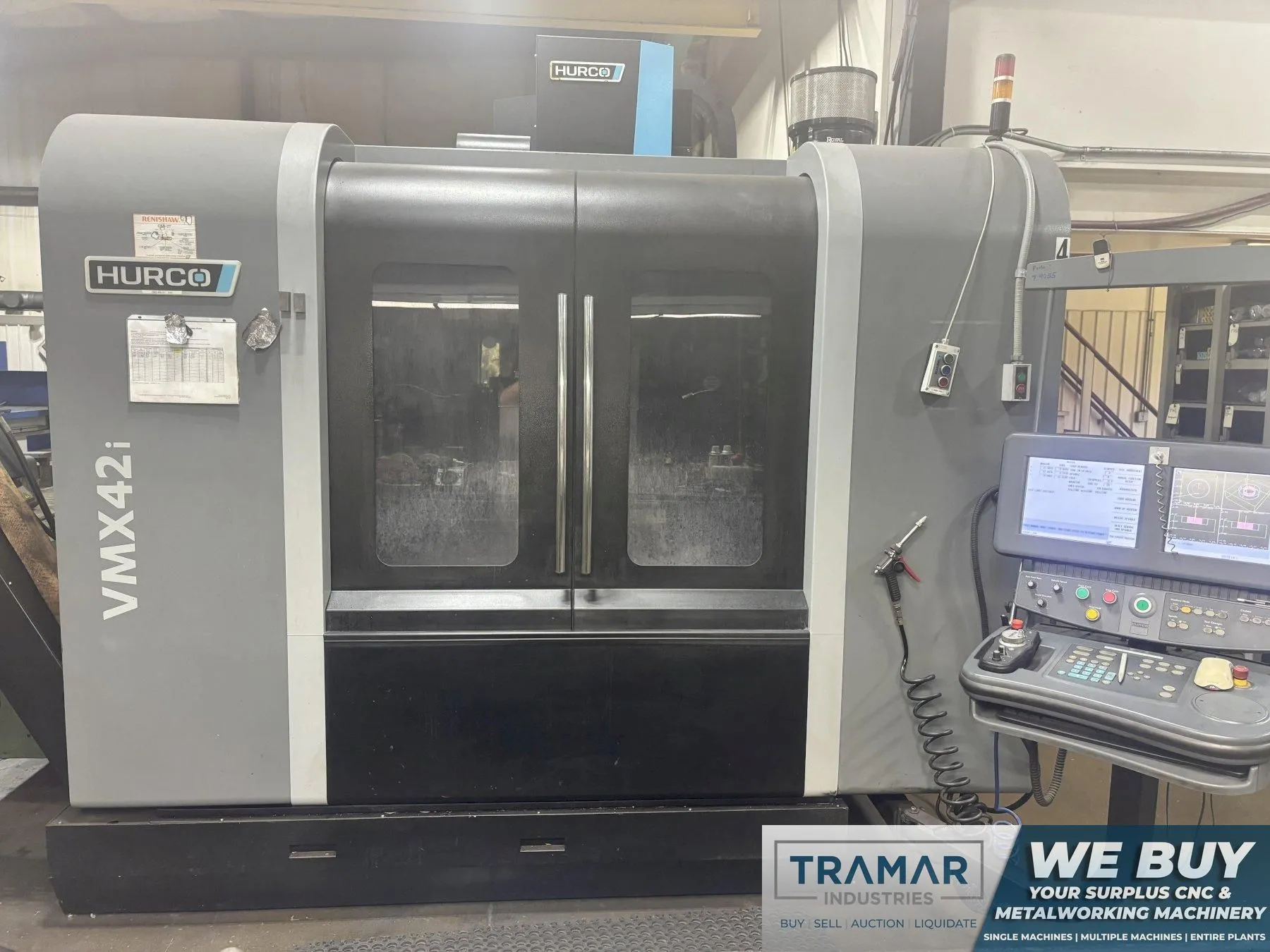 Used 2015 HURCO VMX42I Vertical Machining Centers Michigan US | Tramar Industries #1516831