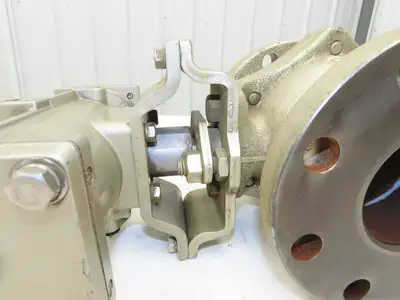 NDV Nippon E100N DN80 3" Flanged 2-Way Ball Valve & Pneumatic Actuator EPN1101N