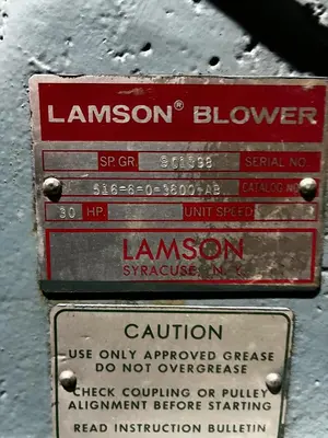 Used LAMSON 516-6-0-3600-AB HVAC Parts and Equipment Ohio US | Surplus Asset Holdings #1364390
