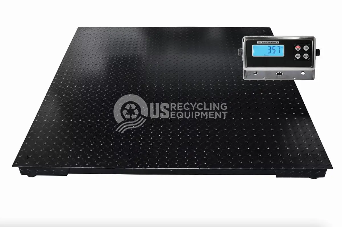 New | in-Stock PRIME USA SCALES 48" X 48" 10K FLOOR SCALE Scales Nevada US | US Recycling Equipment #475169