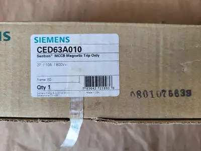 New | in-Stock SIEMENS CED63A010 Switchgears British Columbia CA | Lenmark #239330