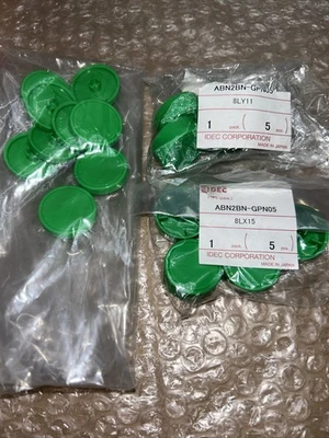 Large Lot of New various IDEC   Buttons & Caps See Photos + Warranty