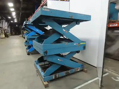 Advance Lifts 9500Lb. Hydraulic Scissor Lift Table 63"x64" Top 23-5/8" to 84"