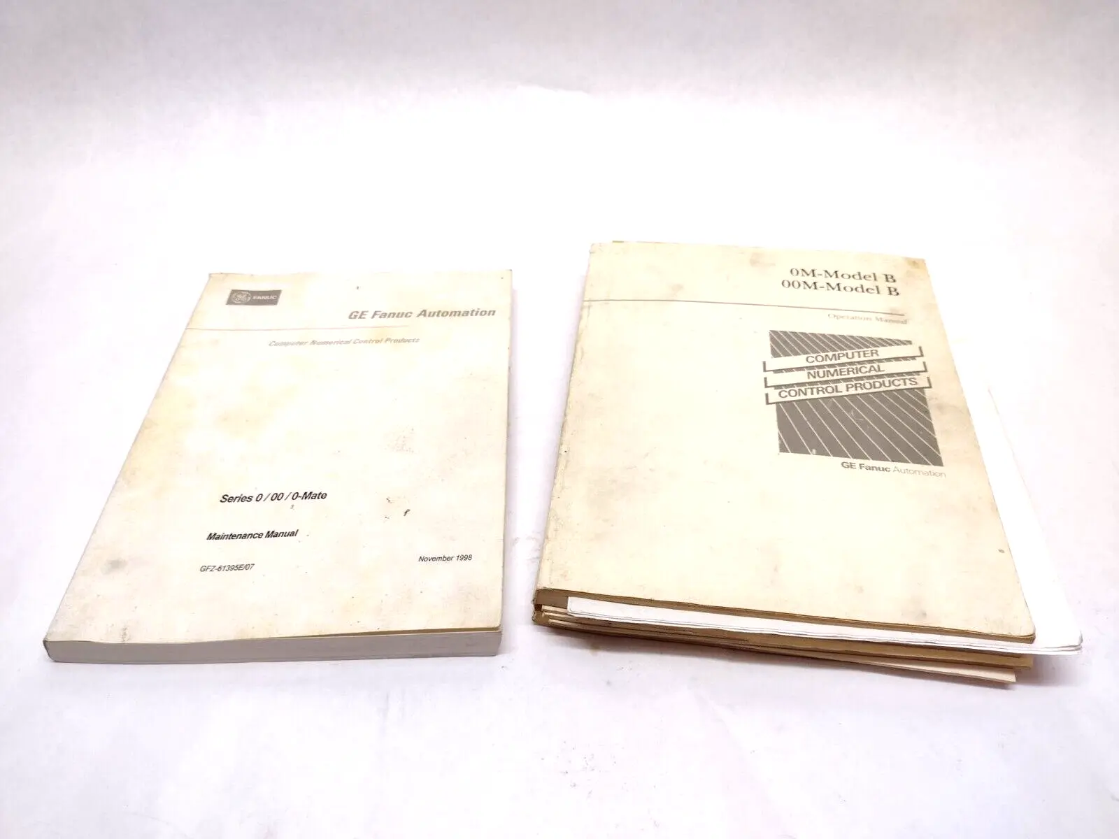 GFZ-60134E/02 , GFZ-619395E/07 | GE Fanuc Series 0/00/0-Mate Maintenance Manual & 0M-Model B, 00M-Model B Manual - Used