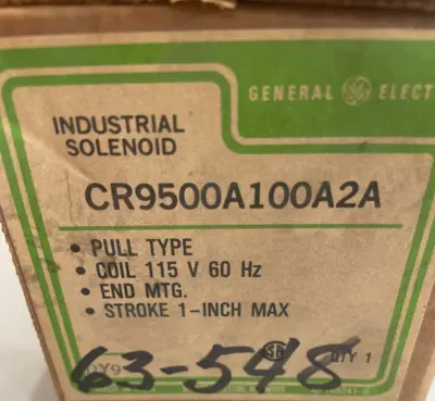NEW GENERAL ELECTRIC CR9500A100A2A SOLENOID COIL