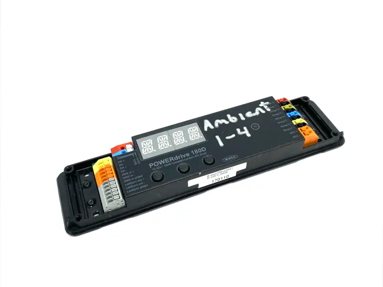 Used ELDOLED POWERDRIVE 180D CONSTANT-CURRENT DMX LED DRIVER MISSING STRAIN RE DC Power Supplies Michigan US | Maverick Industrial Sales #1090173