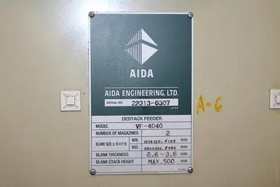 USED 2015 AIDA NS2-3000(2)