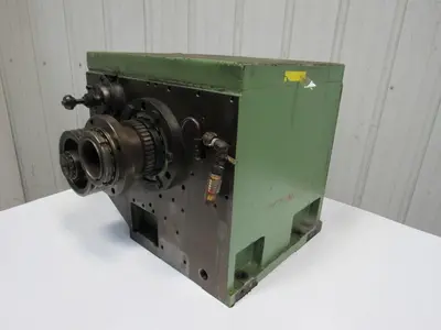 Hitachi Seiki HT25 CNC Lathe Belt Drive Gear Reducer Assembly Thru Bore