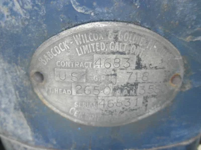 USED BABCOCK AND WILCOX 4X6X12