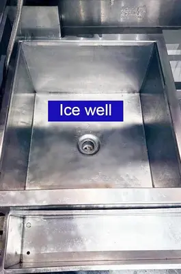 Bar station - ice well - bottle holder - speed rail