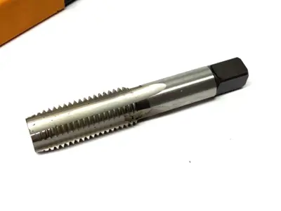 USED HERTEL STRAIGHT FLUTE TAP: M20X2.5 METRIC COARSE, 4 FLUTE, PLUG CHAMFER