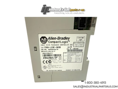 USED ALLEN BRADLEY COMPACT LOGIX 5323E PACKAGED CONTROLLER UNIT