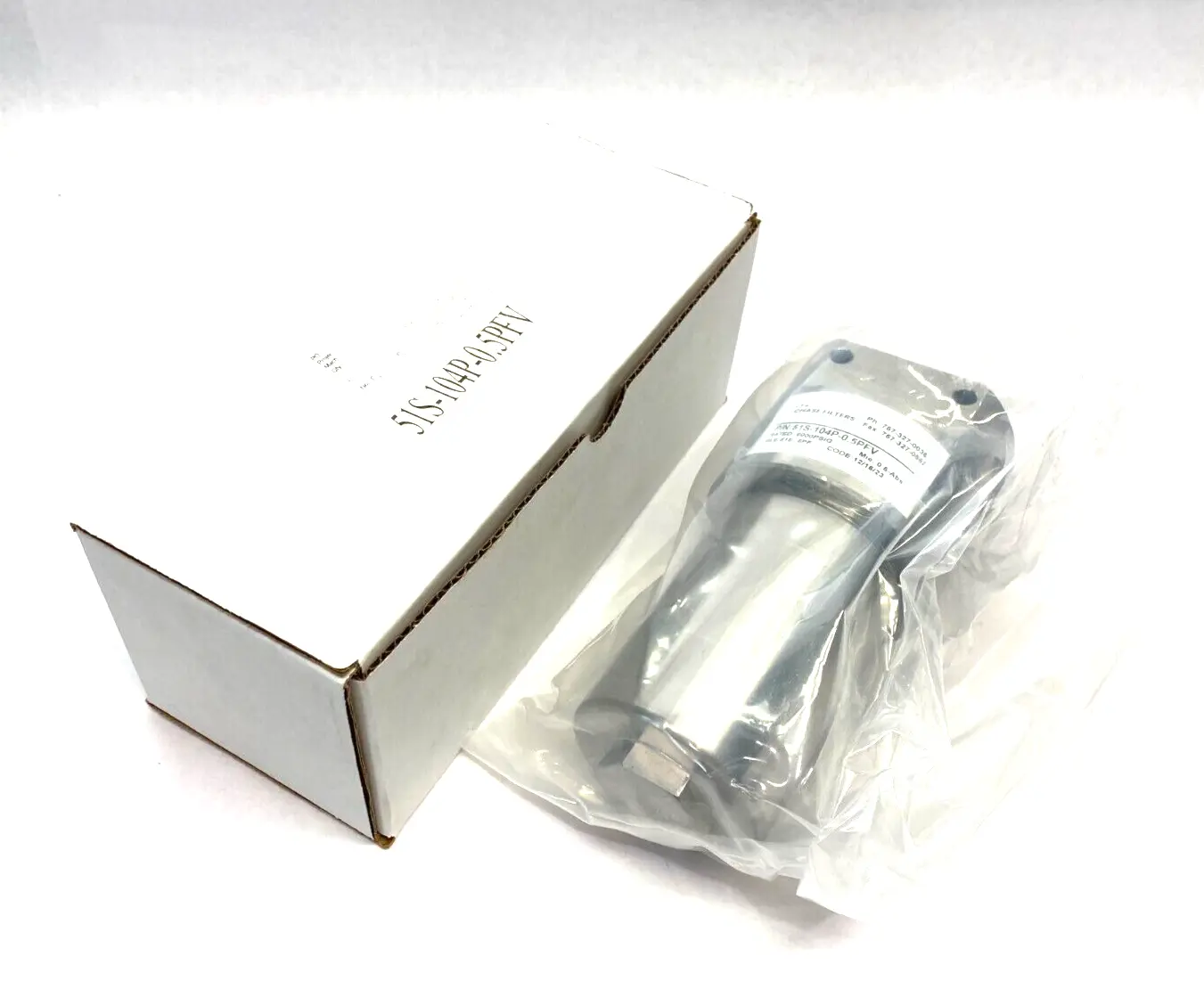 51S-104P-0.5PFV | Chase Filters  T-Type Ultra High Pressure Filter 6000PSIG - New