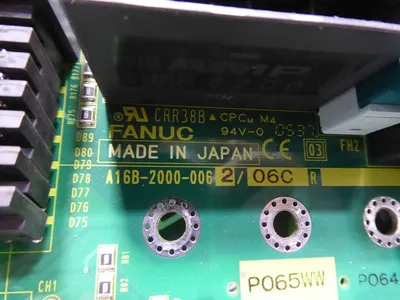 Fanuc A16B-2000-0062/06C Servo Amplifier Bottom Board Assembly Used