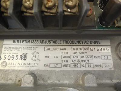 ALLEN BRADLEY 1333-AAB DRIVE SERIES B 1333AAB