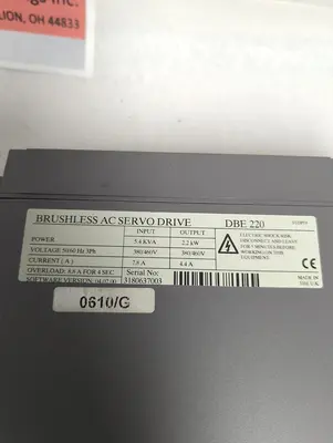 Used CONTROL TECHNIQUES DBE 220 Industrial Controls Ohio US | Surplus Asset Holdings #1445220