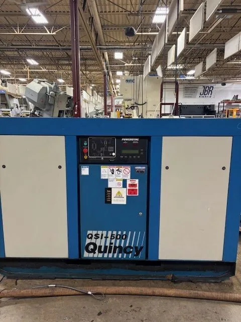 Used QUINCY QSI-500 Rotary Screw & Sliding Vane Air Compressors Illinois US | Industrial Plant Equipment #466350