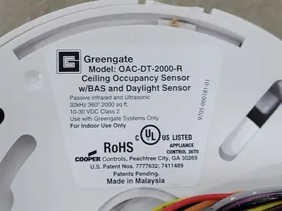 NEW GREENGATE OAC-DT-2000-R