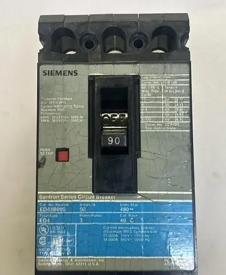 Used SIEMENS ED43B090 Miscellaneous Equipment (Electrical & Power) | Surplus Asset Holdings #1198139