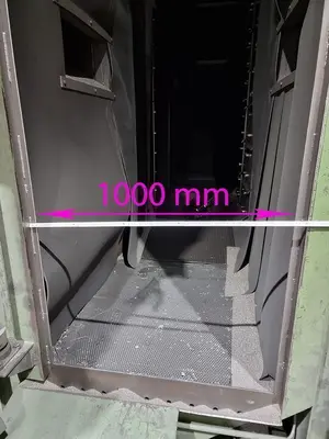 USED WHEELABRATOR KH3 1000 X 4000 MM 4 TURBINES