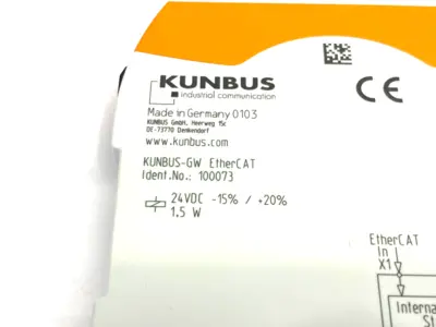 USED KUNBUS SERCOS III ETHERCAT GATEWAY SLAVE MODULE KUNBUS-GW