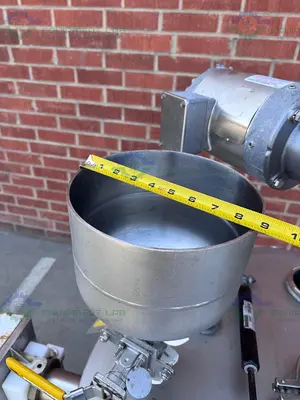 USED ALLEGHENY BRADFORD 174 LITER JACKETED NUTSCHE FILTER / AGITATED DRYER
