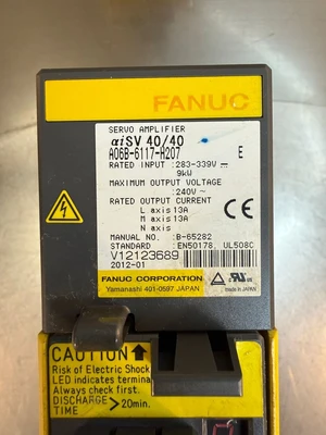 Fanuc A06B-6117-H207 Servo Amplifier (8.4.7)