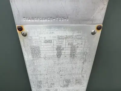 3000 kVA Oil-Filled ONAN/ONAF Transformer, HV. 13800, LV. 2400Y/1385
