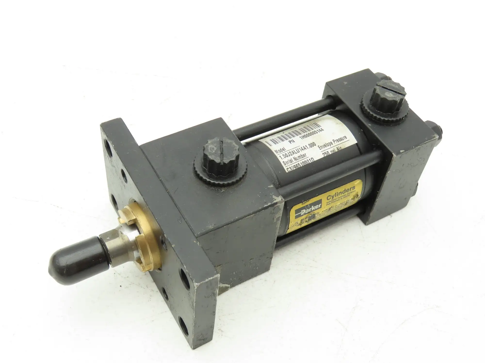 Parker 1.50J2ALU14A1.000 Pneumatic Air Cylinder 1.5" Bore 1" Stroke 250PSI