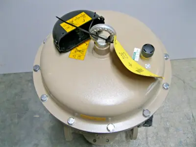 4" 150# Samson 3244 3-Way A105 Mixing Valve 3277 Actuator 20-35 PSI NEW Z25