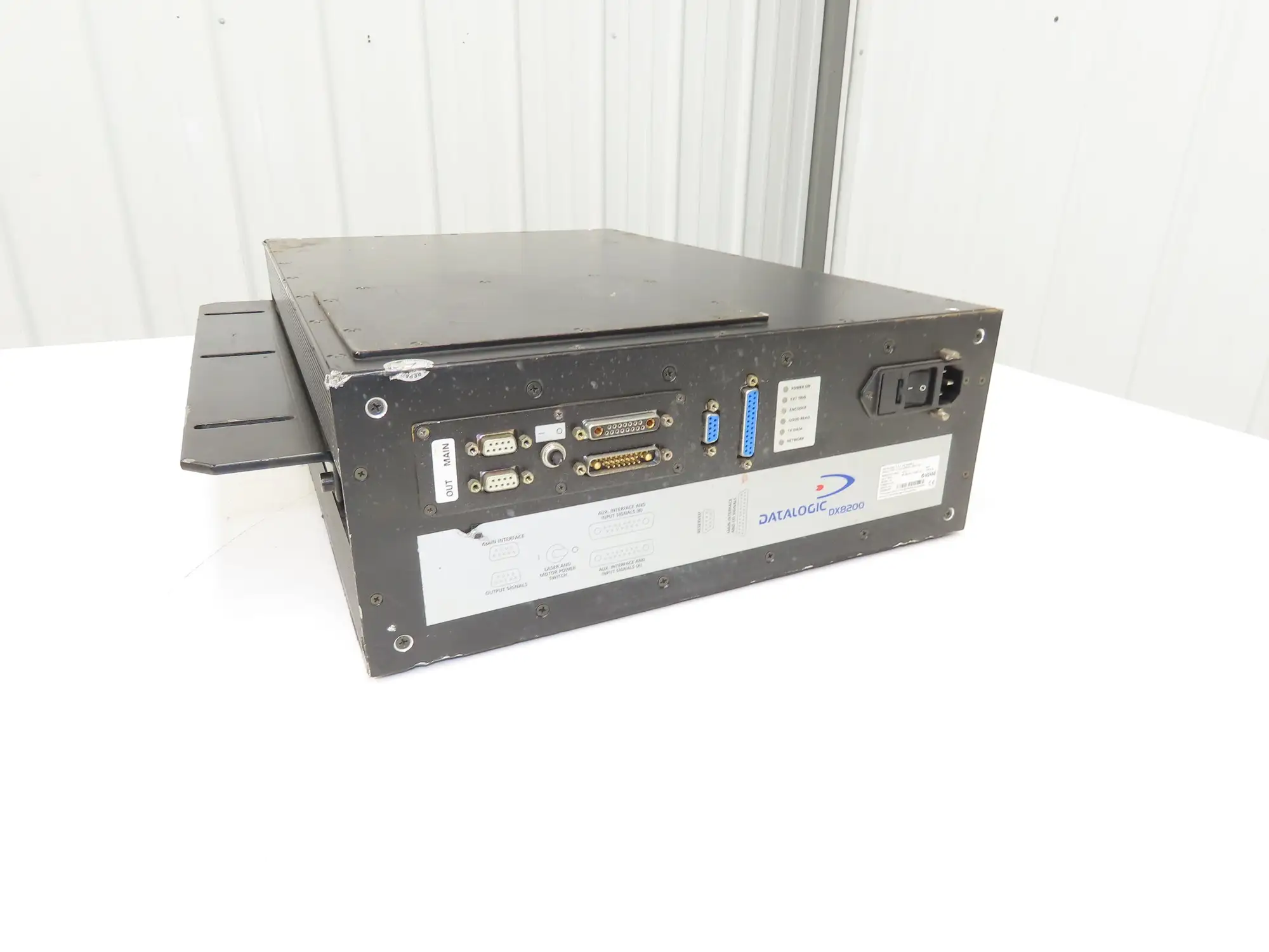 Datalogic DX8200-3100 Laser Barcode Scanner X-Pattern 85-264VAC 50/60Hz